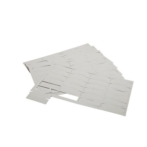 Etiketten, weiß, für Sichtlagerkasten, BxH 90 x 33 mm, VE 60 Stück kaiserkraft