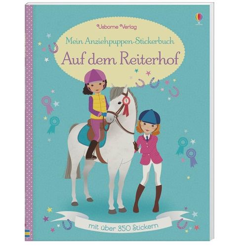 Mein Anziehpuppen-Stickerbuch / Mein Anziehpuppen-Stickerbuch - Auf dem Reiterhof - Lucy Bowman, Kartoniert (TB)