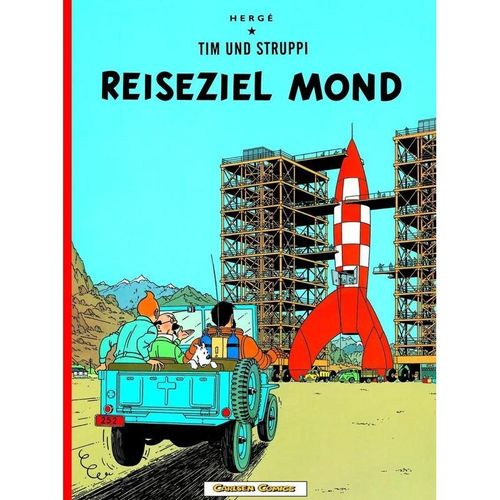 Reiseziel Mond / Tim und Struppi Bd.15 - Hergé, Kartoniert (TB)