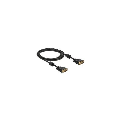 Kabel DVI-D 24+1 Stecker ></noscript> DVI 24+1 Stecker schwarz, 2 Meter