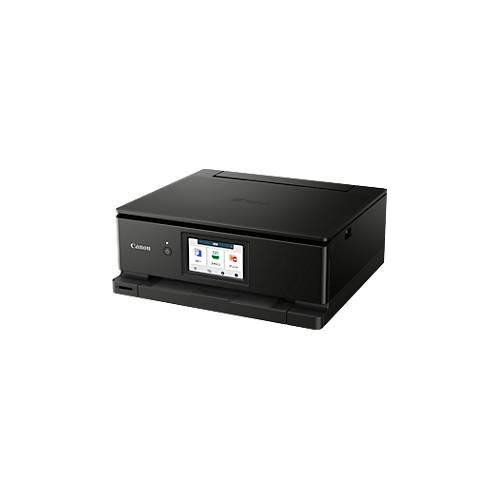 Multifunktionsdrucker Canon PIXMA TS8750, 3 in 1, USB/WLAN/Cloud/SDCard, Auto-Duplex/Mobildruck, bis A4, inkl. 6 Tintenpatronen, schwarz