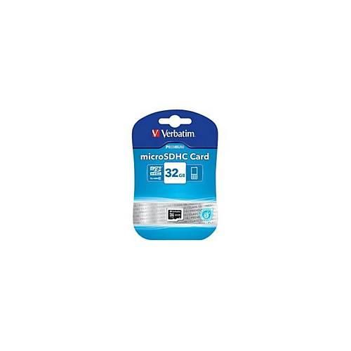 Verbatim - Flash-Speicherkarte - 32 GB - Class 10 - microSDHC