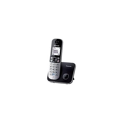 Panasonic KX-TG6811 - Schnurlostelefon mit Rufnummernanzeige - DECT - Schwarz