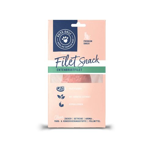 Snack Filetsnack Entenbrustfilet im eigenen Saft für Katzen - 25g / Einzelpackung