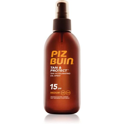 Piz Buin Tan & Protect Beschermende Olie voor Snellere Bruining SPF 15 150 ml