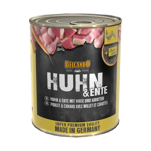 Belcando Feuchtnahrung Huhn & Ente mit Hirse & Karotten 6x800g