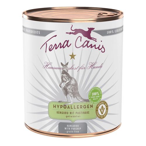 Terra Canis HYPOALLERGEN – Känguru mit Pastinake 6x800g