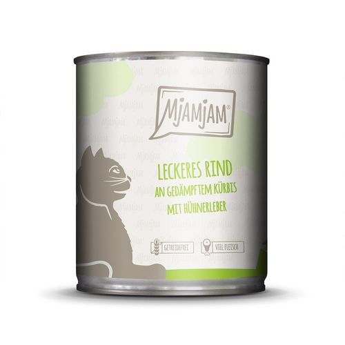 MjAMjAM - leckeres Rind an gedämpftem Kürbis 6x800g