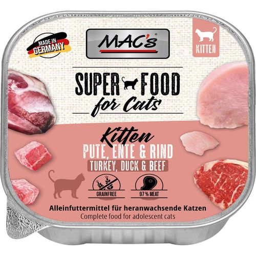 MAC's Cat Kitten Pute, Ente & Rind 16x100g