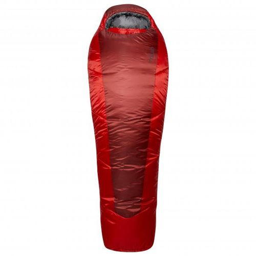 Rab - Solar Eco 3 - Kunstfaserschlafsack Gr bis 185 cm Körperlänge - Width: Wide Zip: Left Rot
