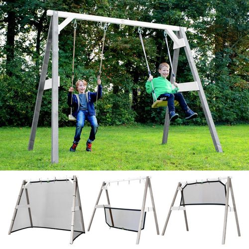 4-in-1 SportsFun Grau/weiß