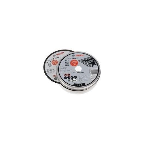Trennscheibe Standard for Inox - Rapido, Ø 115mm 10 Stück, Bohrung 22,23mm, WA 60 T BF, gerade