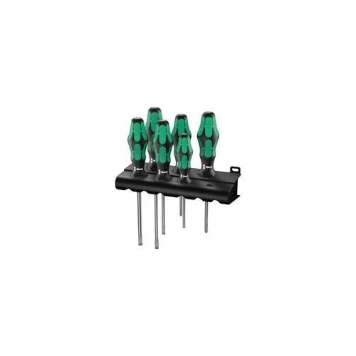 Schraubendreher Satz 334/6 schwarz/grün, Kraftform Plus, Lasertip