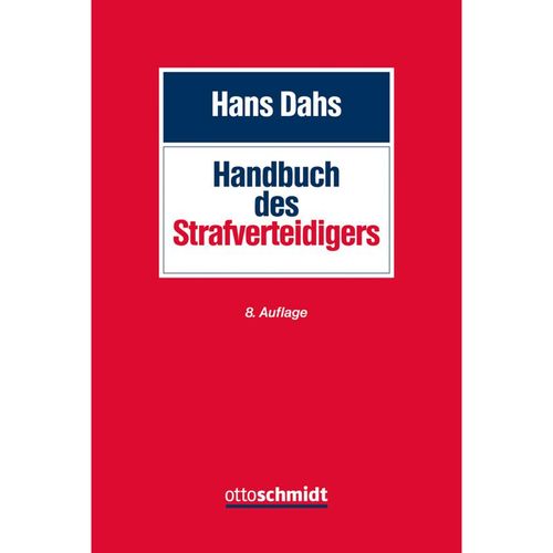 Handbuch des Strafverteidigers - Hans Dahs, Gebunden