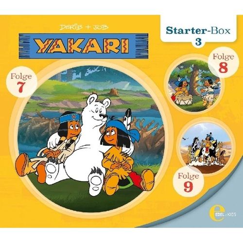 Yakari - Starter-Box 3 (Folge 7-9) (3 CDs) - Yakari (Hörbuch)