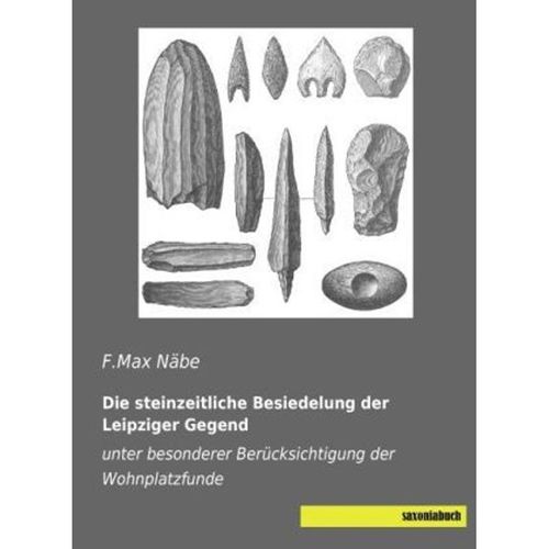 Die steinzeitliche Besiedelung der Leipziger Gegend - F.Max Näbe, Kartoniert (TB)