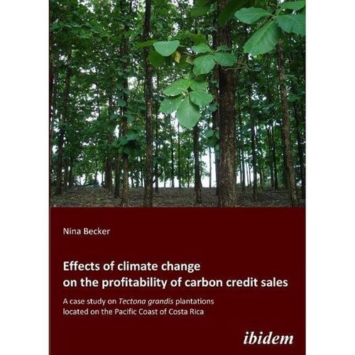 Effects of climate change on the profitability of carbon credit sales - Nina Becker, Kartoniert (TB)