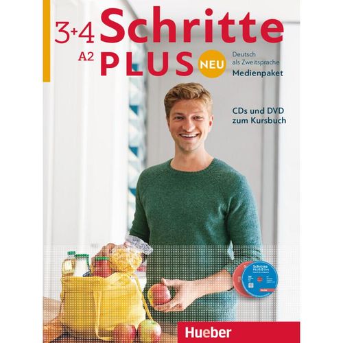 Schritte plus Neu - 3+4 - Schritte plus Neu - Medienpaket, CDs und DVD zum Kursbuch.Bd.3+4
