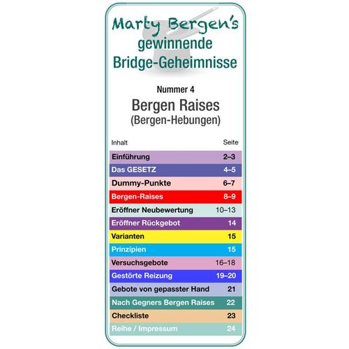 Bergen-Hebungen - Marty Bergen, Geheftet