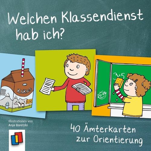 Welchen Klassendienst hab ich?, 40 Karten - Redaktionsteam Verlag an der Ruhr, Jens Kirschner, Box