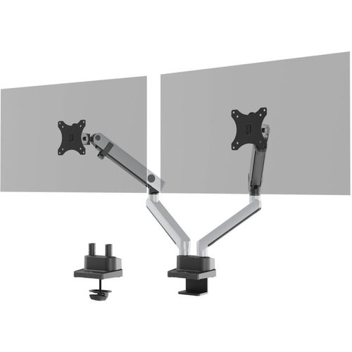 DURABLE Monitor-Halterung Select Plus Dual silber