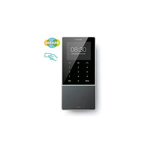 Zeiterfassungssystem TimeMoto TM-818 SC MIFARE, Wandmontage, bis 2000 Nutzer, ID per RFID/MIFARE/PIN, USB/LAN/WLAN, 5 RFID-Karten