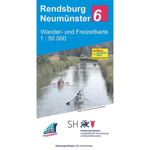 Wander- und Freizeitkarte Rendsburg - Neumünster, Karte (im Sinne von Landkarte)