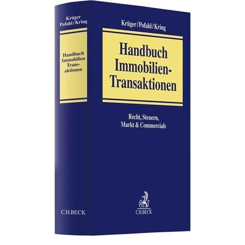 Handbuch Immobilien-Transaktionen - Handbuch Immobilien-Transaktionen, Leinen