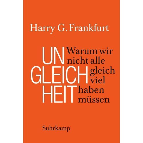 Ungleichheit - Harry G. Frankfurt, Leinen
