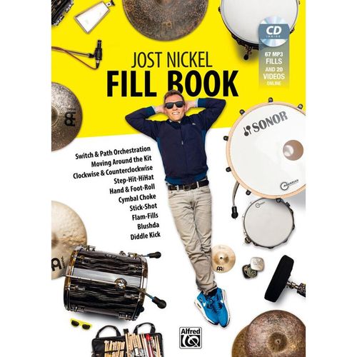 Jost Nickel Fill Book, for drums, m. MP3-CD - Jost Nickel, Kartoniert (TB)