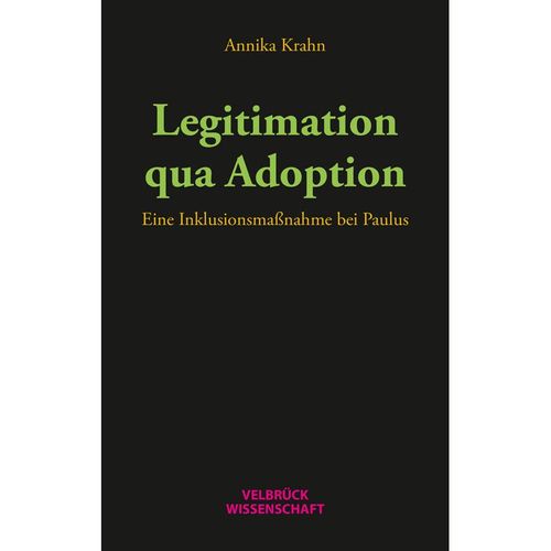 Legitimation qua Adoption - Annika Krahn, Kartoniert (TB)