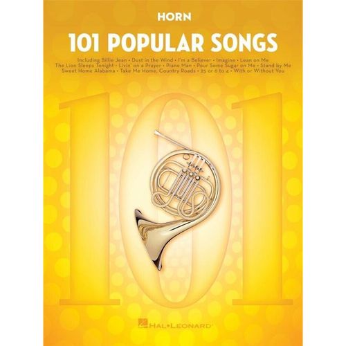 101 Popular Songs / 101 Popular Songs -For Horn-, Kartoniert (TB)