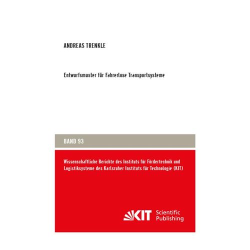 Entwurfsmuster für Fahrerlose Transportsysteme - Andreas Trenkle, Kartoniert (TB)