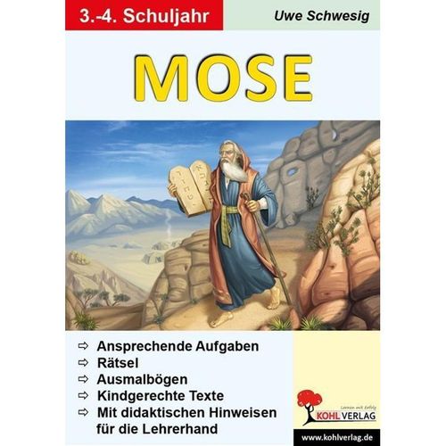 Mose, 3.-4. Schuljahr - Uwe Schwesig, Kartoniert (TB)