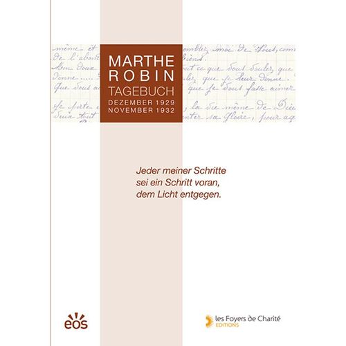 Marthe Robin - Tagebuch - Marthe Robin, Kartoniert (TB)
