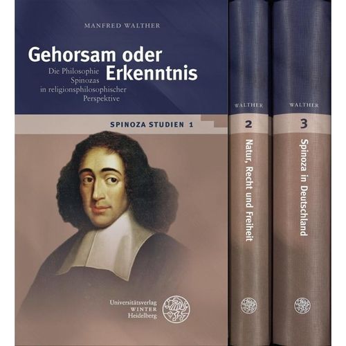 Spinoza-Studien / 1-3 / Spinoza-Studien, 3 Bde. - Manfred Walther, Gebunden