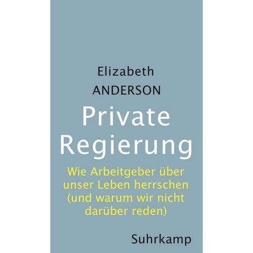 Private Regierung - Elizabeth Anderson, Gebunden