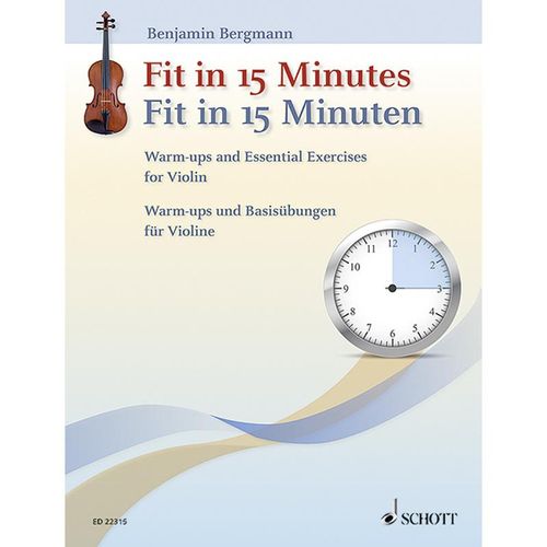 Fit in 15 Minuten / Fit in 15 Minutes / Fit in 15 Minuten - Benjamin Bergmann, Geheftet