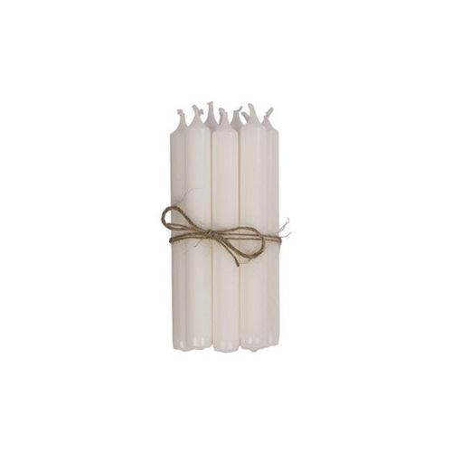 Broste copenhagen - Broste copenhagen Kerzen, 10-teilig Weiß