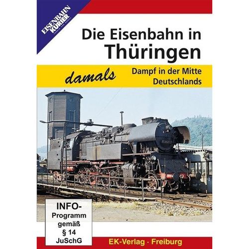 Die Eisenbahn in Thüringen - damals,1 DVD-Video (DVD)