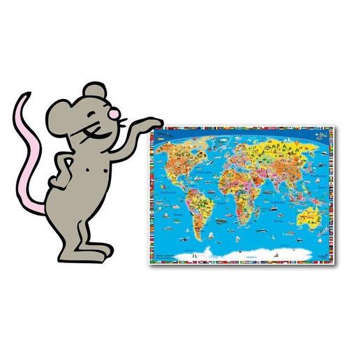 Mousepad Welt politisch