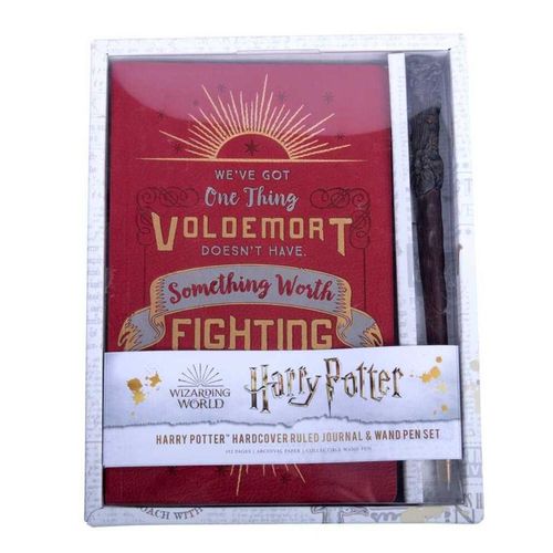 Harry Potter - Harry Potter: Harry Potter Hardcover Ruled Journal and Wand Pen Set