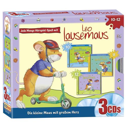 Leo Lausemaus - 10-12 - Leo Lausemaus - 3er CD-Box.Tl.10-12,1 Audio-CD - Leo Lausemaus (Hörbuch)