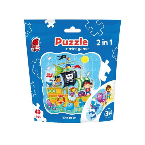 Puzzle in stand-up pouch "2 in 1. Pirates" RK1140-04