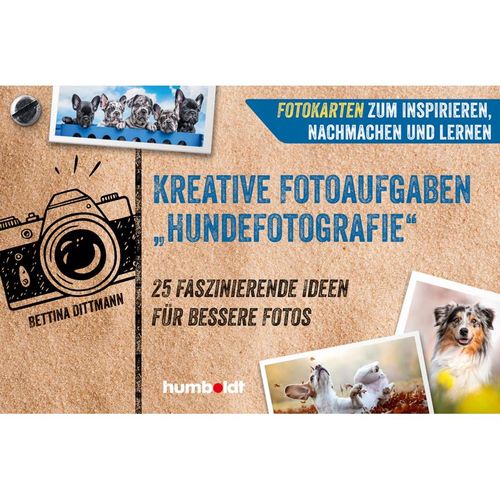 Fotokarten. Kreative Fotoaufgaben "Hundefotografie" - Bettina Dittmann, Gebunden
