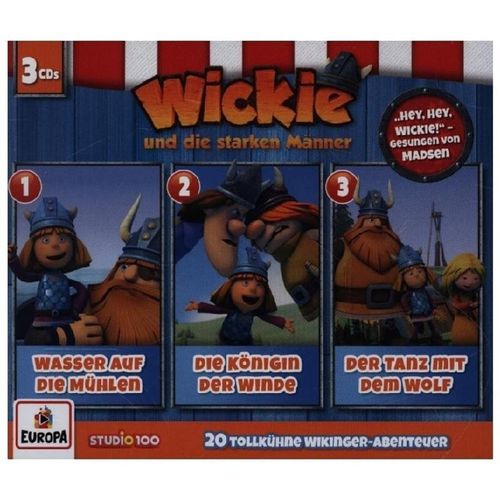 Wickie (CGI) - Box.1 - Wickie (CGI) - 3er Box.Box.1,3 Audio-CD - Wickie (Hörbuch)