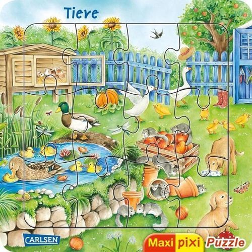 Maxi Pixi Puzzle - Maxi Pixi: Maxi-Pixi-Puzzle: Tiere