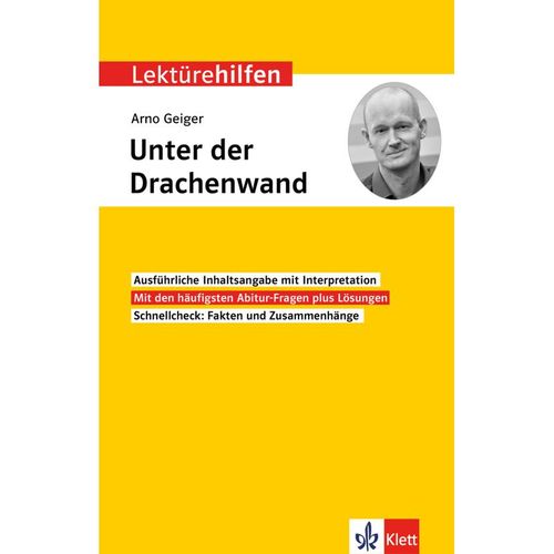 Klett Lektürehilfen / Lektürehilfen Arno Geiger: Unter der Drachenwand, Kartoniert (TB)