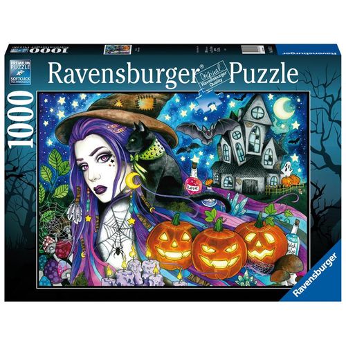 Ravensburger Puzzle 16871 - Halloween - 1000 Teile Puzzle für Erwachsene und Kinder ab 14 Jahren