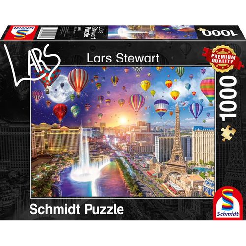 Schmidt Puzzle 1000 - Las Vegas, Night and Day (Puzzle)
